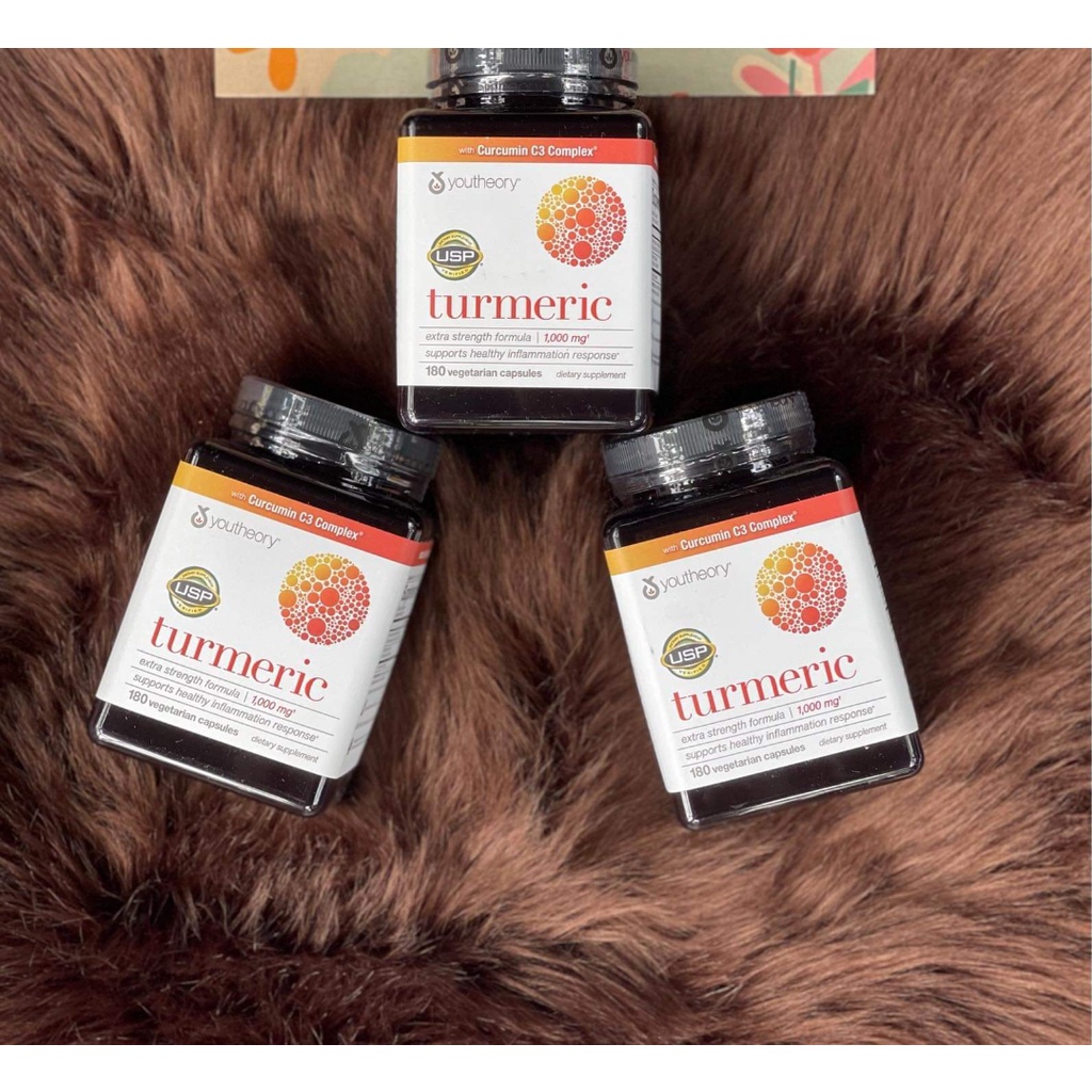 ขมิ้นชันสกัด Turmeric Extra Strength Formula 1000 mg 180 Capsules