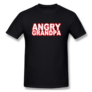 เสื้อยืดผ้าฝ้ายพิมพ์ลาย เสื้อยืดแขนสั้น คอกลม ผ้าฝ้าย ลาย Angry Grandpa Angry Grandpa s Basic สไตล์ยุโรป สําหรับผู้ชาย