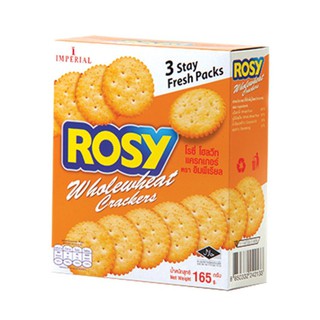 ภาพหน้าปกสินค้าRosy Wholewheat Cracker โฮลวีท แครกเกอร์ ตรา โรซี่ 165 กรัม ที่เกี่ยวข้อง