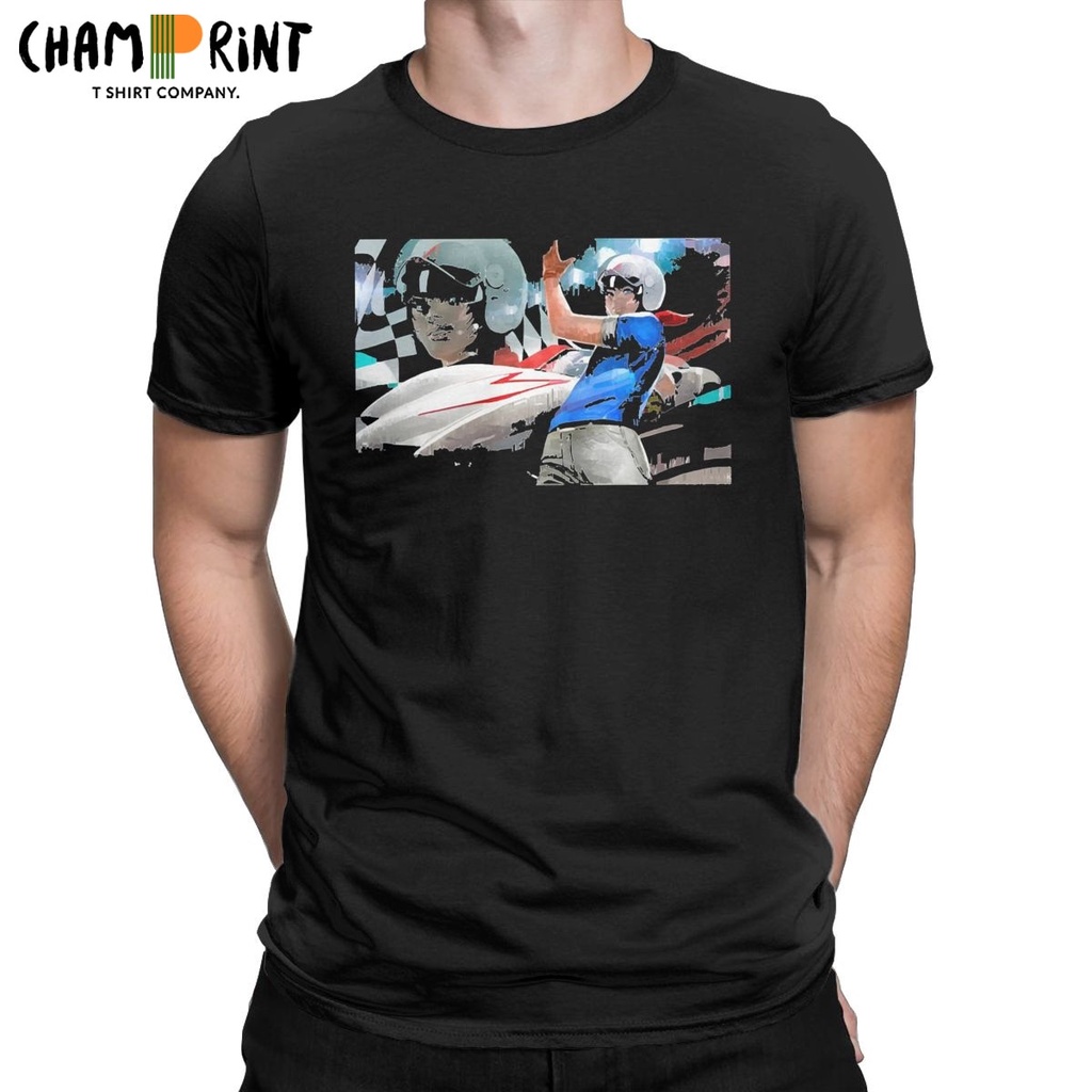 เสื้อยืดผ้าฝ้าย-แขนสั้น-พิมพ์ลายกราฟฟิคอนิเมะ-fast-mach-gogogo-proud-speed-racer-christmas-สําหรับผู้ชายs-5xl