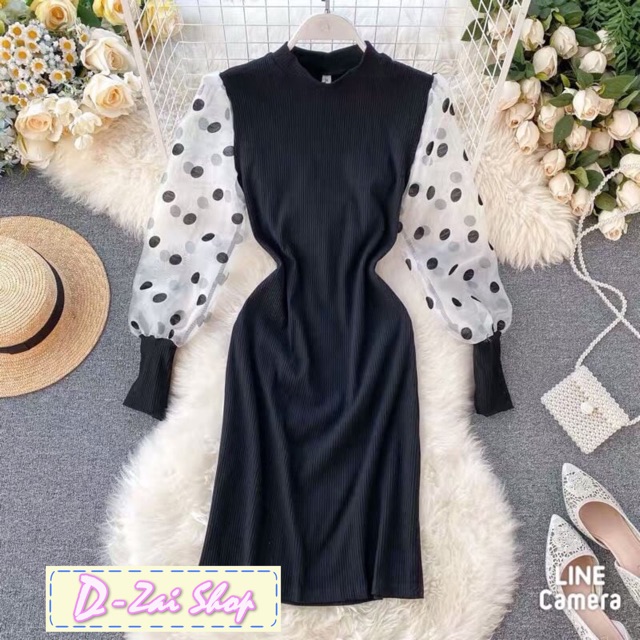 เดรสนำเข้า-ผ้านิ่มใส่ไม่คันแน่นอนค่า