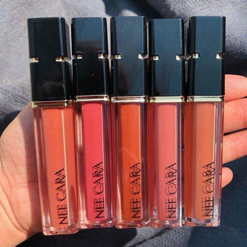 ภาพหน้าปกสินค้าพร้อมส่ง ถูก N976 : ลิปจุ่มเนื้อแมทกันน้ำ Nee Cara Water Shine Liquid Lipstick จากร้าน vorawanbeauty บน Shopee