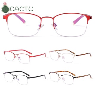 Cactu ใหม่ แว่นตาอ่านหนังสือ ป้องกันสายตา ป้องกันแสงสีฟ้า หลากสี สําหรับผู้ชาย และผู้หญิง