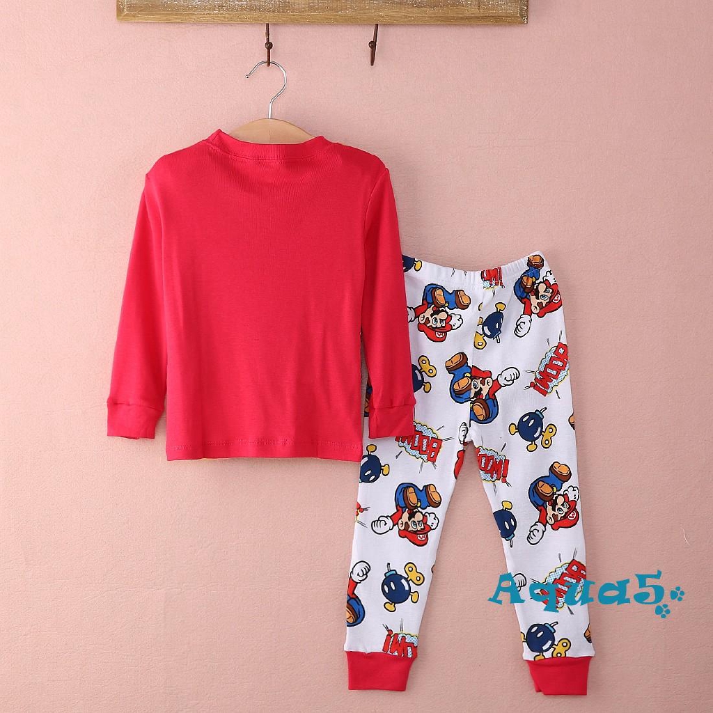 new-baby-mario-baby-toddler-kids-boys-nightwear-sleepwear-pyjamas-set-age