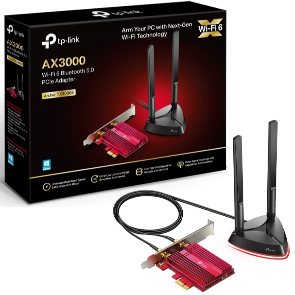 tp-link-archer-tx3000e-ตัวรับสัญญาณแบบ-pci-e-รองรับ-wifi-6-bluetooth-5-0-ax3000-ประกันศูนย์-lifetime