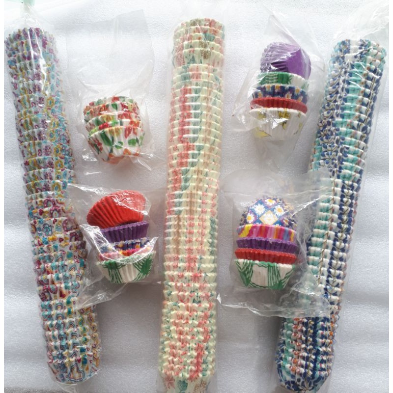 Papercup no. 1 ถาดอบขนม ใส่ทาร์ต คุกกี้ คัพเค้ก 100 ชิ้น / Ф``/ kertas ...