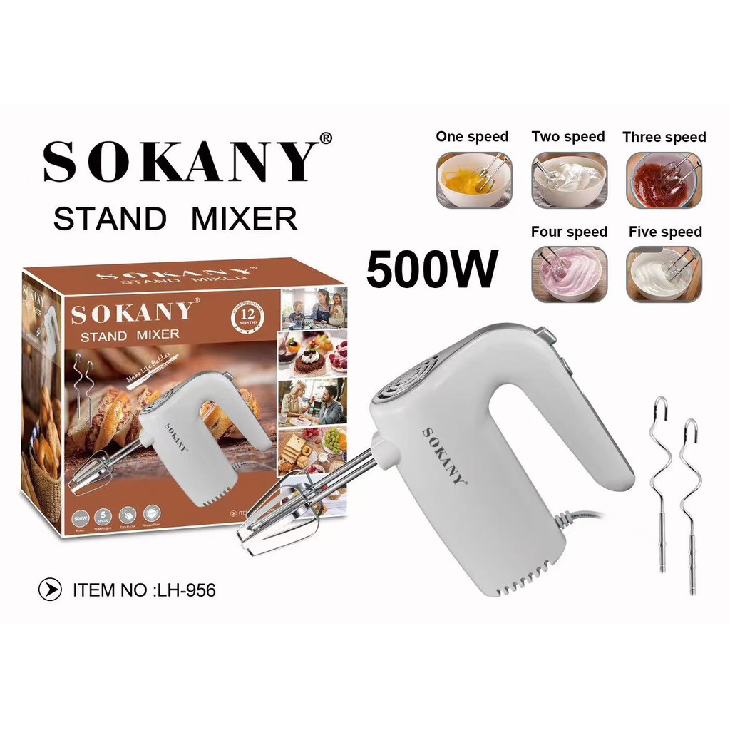 เครื่องตีไข่-ปั่นผสม-ตีเค้ก-hand-mixer-blender