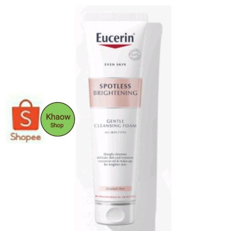 ภาพหน้าปกสินค้าEucerin Spotless Brightening Gentle Cleansing Foam 150 g. โฟมล้างหน้ายูเซอริน.