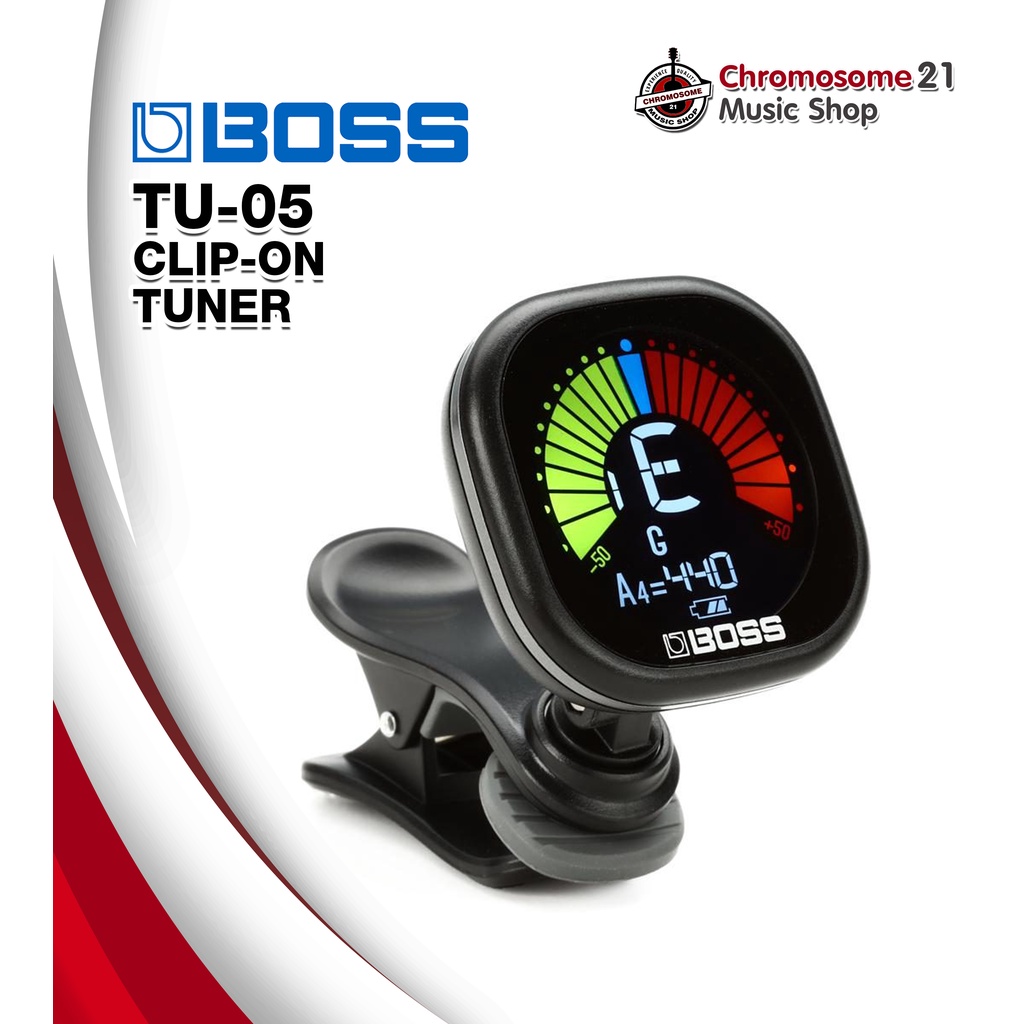 เครื่องตั้งสาย-boss-tu-05-clip-on-tuner-ระบบชาร์ทไฟ