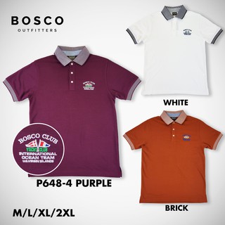 [เก็บโค้ดหน้าร้าน] BOSCO OUTFITTERS เสื้อโปโลชายรุ่น P648-4