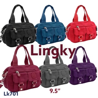 LK-701 กระเป๋าแบรนด์แท้ Lingky ไซล์กลาง 9.5 นิ้ว