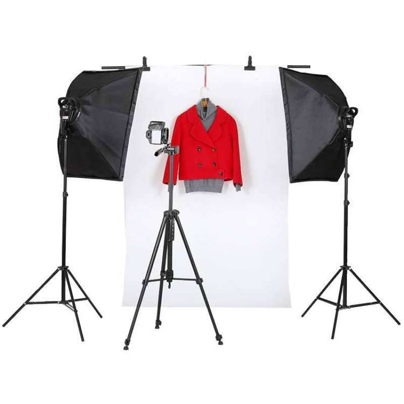 สตูดิโอsoftbox-ไฟต่อเนื่องled-ไฟสตูดิโอถ่ายภาพ-ปรับเพิ่มความสว่างได้-2ชุด
