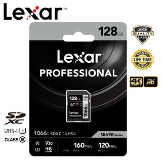 สินค้า Lexar 128GB SDXC Professional 1066x (160MB/s)