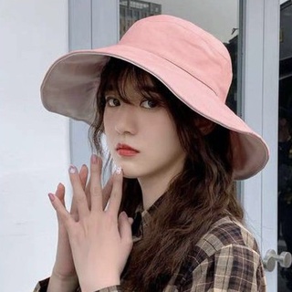 ภาพขนาดย่อของภาพหน้าปกสินค้าหมวกบักเก็ตผู้หญิงปีกกว้าง สินค้าพร้อมส่ง D048 จากร้าน shophaiyong บน Shopee ภาพที่ 3