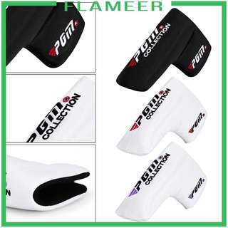 สินค้า [FLAMEER] Golf Club Head Cover Wear Scratch Resistant Nylon Protective Portable Golf Club Headcovers Golf Putter Club Cover