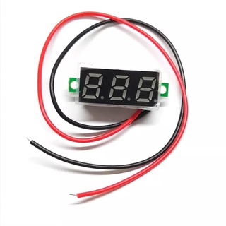 LED 0.28 inch Digital Voltmeter Module 4V-30V DC ( 2 line ) สีแดง