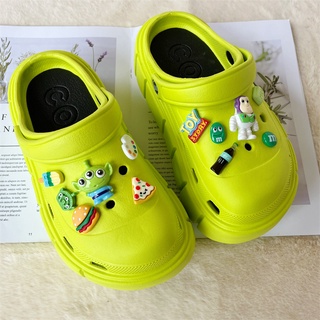 กระดุม รูปเอเลี่ยน Crocs Jibbitz DIY สําหรับตกแต่งรองเท้า