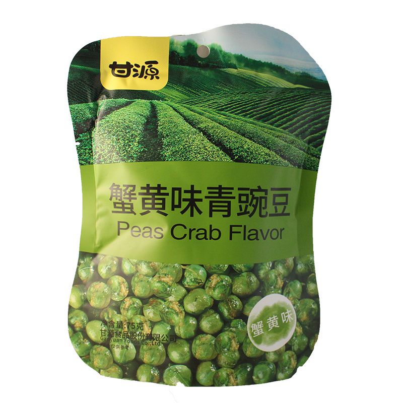 ขนมเมล็ดถั่วลันเตาอบกรอบ ทานแล้วไม่อ้วน แคลอรี่ต่ำ Ganyuan Peas Crab ...