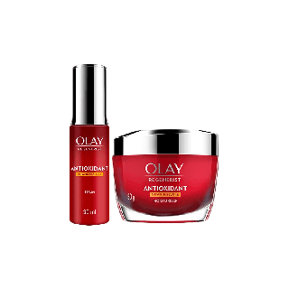 [คู่] OLAY Regenerist Antioxidant Cream + Serum วิตามินรวม เซรั่มและครีมหน้าใส