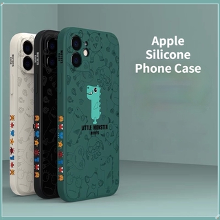 ภาพขนาดย่อของภาพหน้าปกสินค้าเคส ไอโฟน8plus เคสซิลิโคน ไอโฟน11 Pro max Little Monster is suitable ไอโฟน7plus เคสiPhone11 case for Apple 12 phone case iPhone 11promax silicone couple mini soft ไอโฟน6plus ไอโฟน6splus ไอโฟนxsmax male เคส ไอโฟนXR จากร้าน ashion1234.th บน Shopee