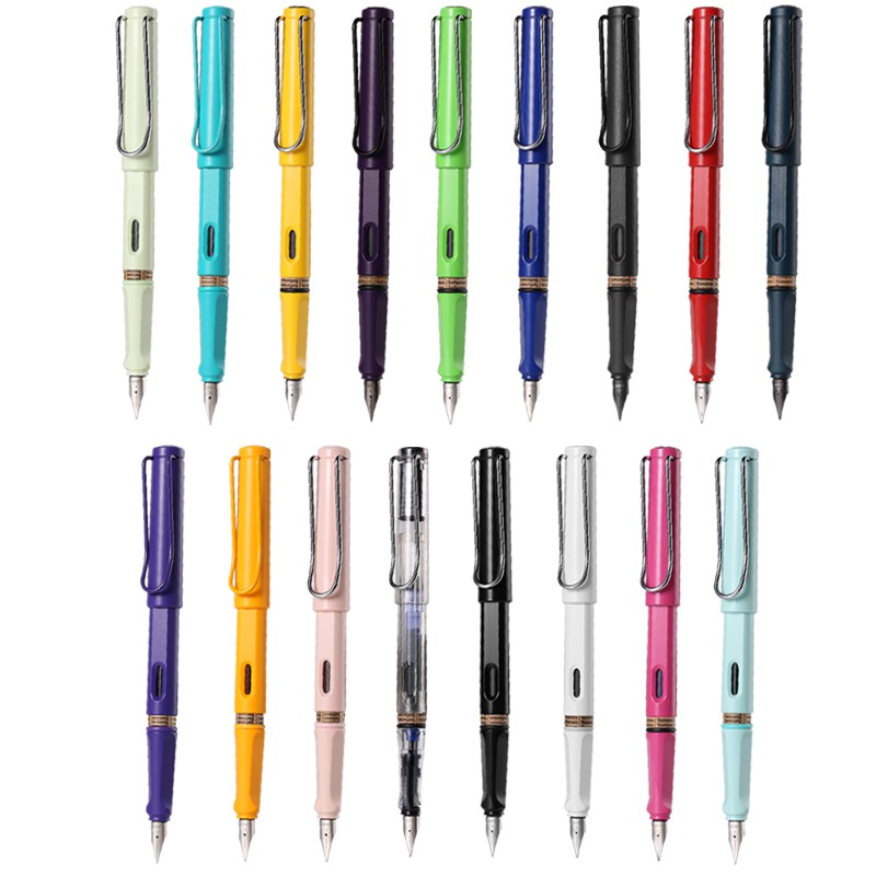 ปากกาหมึกซึม-lamy-safari-fountain-pen-vs-original-box-with-free-ink-cartridge-mutil-color-f-eftip