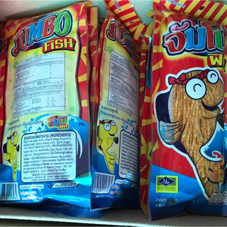 ปลาเส้นยกลังขนาด5กิโลกรัม-Jumbo fish *รสซุปเปอร์แซ่บ*(1ลัง มี50แพ็ค)