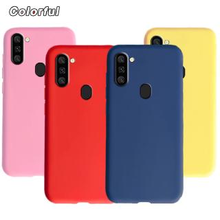 tpu เคสโทรศัพท์ซิลิโคนนุ่มสีแคนดี้สําหรับ samsung galaxy a 11 galaxya 11