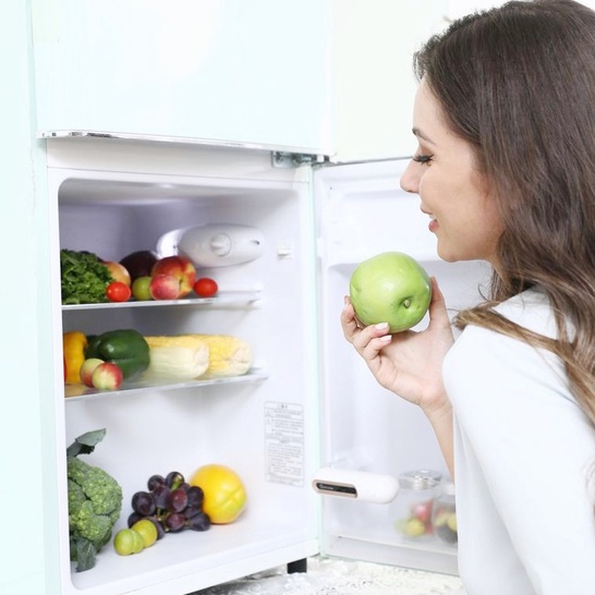 เครื่องกำจัดกลิ่นและฆ่าเชื้อในตู้เย็น-เครื่องฟอกอากาศ-กําจัดกลิ่น-ตู้เย็น-อาหารสด-อิเล็กทรอนิกส์-ชาร์จซ้ําได้