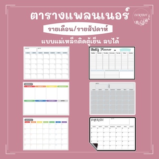 ไวท์บอร์ดแม่เหล็ก กระดานข้อความแม่เหล็ก ติดตู้เย็น เตือนความจำ เขียนโน้ต ตารางรายเดือน แม่เหล็กติดตู้เย็นเขียนแล้วลบได้