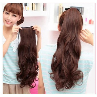 Hair wigs Straight hair Long hair Short hairผมตรงสีน้ำตาลอ่อน 60 ซม