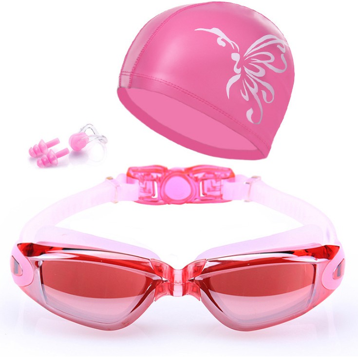 ภาพหน้าปกสินค้าSY9011ชุดแว่นตาว่ายน้ำป้องกันหมอกสำหรับผู้ใหญ่