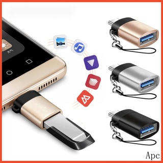 ภาพหน้าปกสินค้าApc Micro USB OTG Adapter USB3.0 to Type C Data Sync To Flash Drive Mouse Connector for mobile phone Android Phone ที่เกี่ยวข้อง