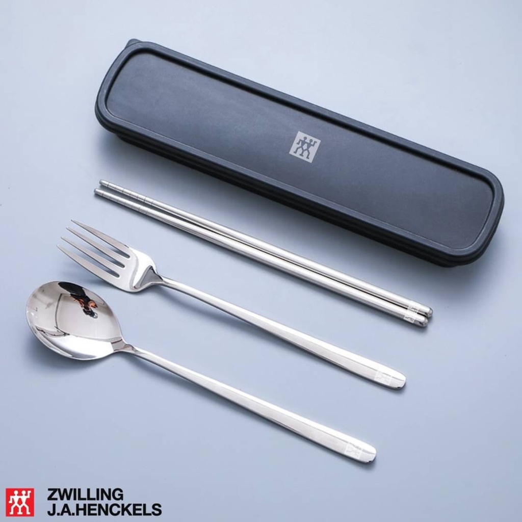 Zwilling j.a.henckels portable cutlery set ชุดช้อนซ้อมตะเกียบพกพา ชุด