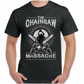 [100% Cotton] เสื้อยืดลําลอง แขนสั้น พิมพ์ลาย Massacre The s Moie Inspired เข้ากับทุกการแต่งกาย สไตล์คลาสสิก สําหรับผู้ช