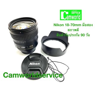Lens Nikon AF-S 18-70mm. f3.5-4.5G ED มือสอง - คุณภาพดี เชื่อถือได้ สินค้ารับประกันร้าน Camworldservice 90 วัน