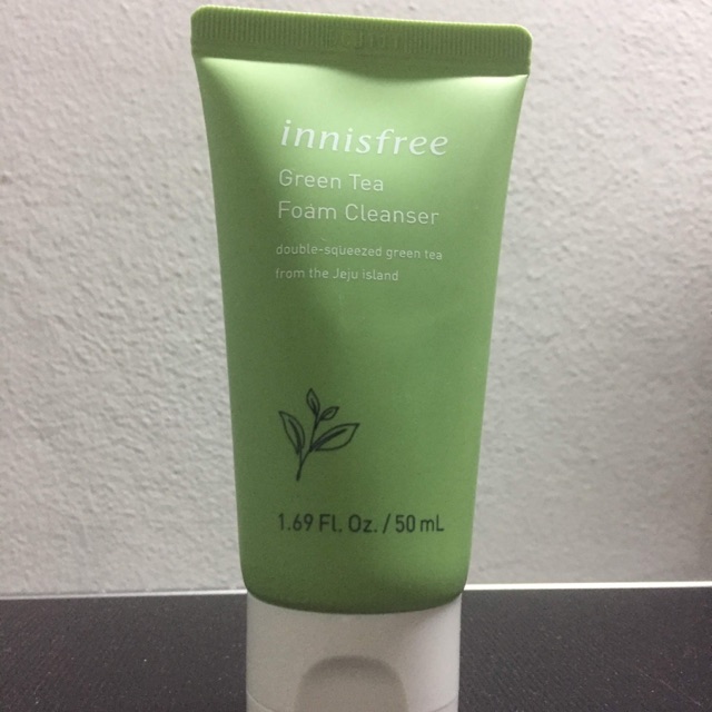 โฟมล้างหน้า ชาเขียว innisfree green tea foam cleanser 50ml Shopee