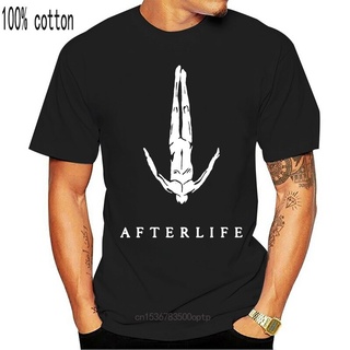 เสื้อยืดแฟชั่น - ผู้ชายเสื้อยืด tshirt oversize แขนสั้น Afterlife Ibiza Unisex เสื้อยืดพิมพ์ผ้าฝ้าย