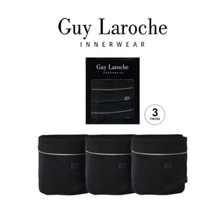 ภาพขนาดย่อของภาพหน้าปกสินค้าGuy Laroche กางเกงในชาย Pack 3 ชิ้น สีดำ ( Cotton + Spandex ) JUS4019R2BL จากร้าน guylaroche.official บน Shopee