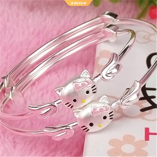 SANRIO เครื่องประดับ สร้อยข้อมือ ลายการ์ตูน Hello Kitty สามารถปรับได้ เหมาะกับของขวัญวันเกิด สําหรับแฟนสาว