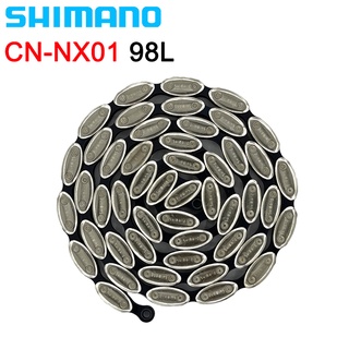 Shimano NX01 โซ่จักรยานเสือภูเขา 98 Links NX01 พร้อมปุ่มกด