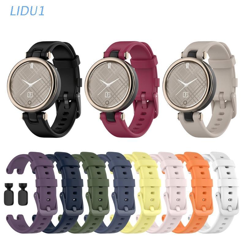 ราคาและรีวิวLidu1 สายนาฬิกาข้อมือซิลิโคน 14 มม. พร้อมตัวติดตั้งสําหรับ Garmin Lily Smart Watch