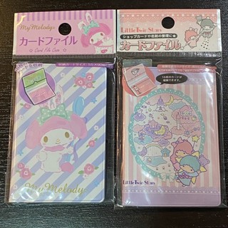 กระเป๋าใส่บัตร Sanrio Little twin stars🏮ของแท้🏮สมุดใส่การ์ดและบัตรต่างๆ Sanrioแท้ ที่ใส่บัตร สมุดใส่บัตร