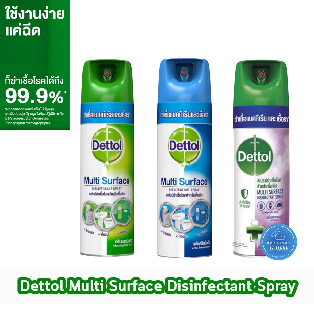 Dettol spray สเปรย์ฆ่าเชื้อ 450 ml multisurface disinfectant | Shopee  Thailand