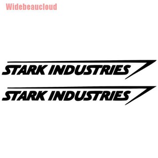 ภาพขนาดย่อของสินค้าสติกเกอร์ไวนิล พิมพ์ลาย stark industries ขนาด 20x3 ซม. สําหรับรถยนต์ 2 ชิ้น