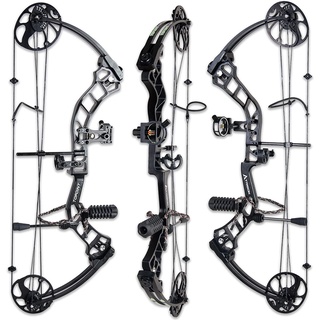 [มือขวา RH] TOPOINT TRIGON ธนู Compound Bow Alloy Riser with Imported Limbs USA [Draw Weight Adjustable:19-70lbs] 31 IBO