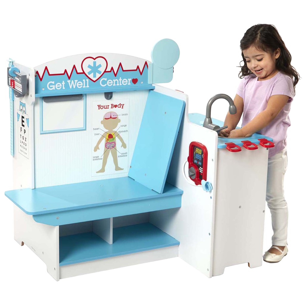 melissa-amp-doug-รุ่น-31800-get-well-doctor-activity-center-ชุดเคาท์เตอร์คลีนิคคุณหมอ-สมจริงทุกอย่าง-ทำจากไม้อย่างดีมีคุณ