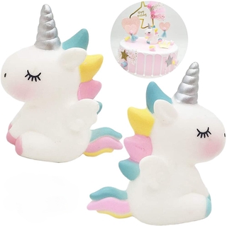 ภาพขนาดย่อของภาพหน้าปกสินค้าโมเดล Unicorn แต่งเค้ก โมเดลตุ๊กตายูนิคอร์นน่ารัก สำหรับตกแต่งเค้กวันเกิด จากร้าน sweetheart01.th บน Shopee