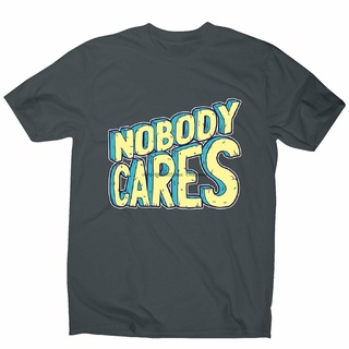 เสื้อยืดพิมพ์ลายแฟชั่น Nobody cares - เสื้อยืด พรีเมี่ยม ตลก สําหรับผู้ชาย