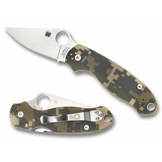 มีดพับ Spyderco Para 3 Folding Knife S45VN Stonewash Plain Blade, Digital Camo G10 Handles (C223GPCMO)