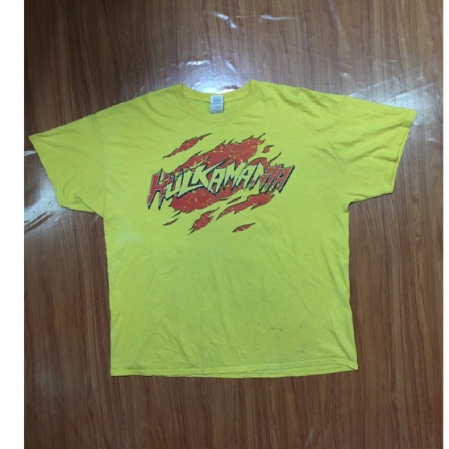 เสื้อ-hulk-hogan-hulkamania-size-2xl-มือ2สามารถปรับแต่งได้